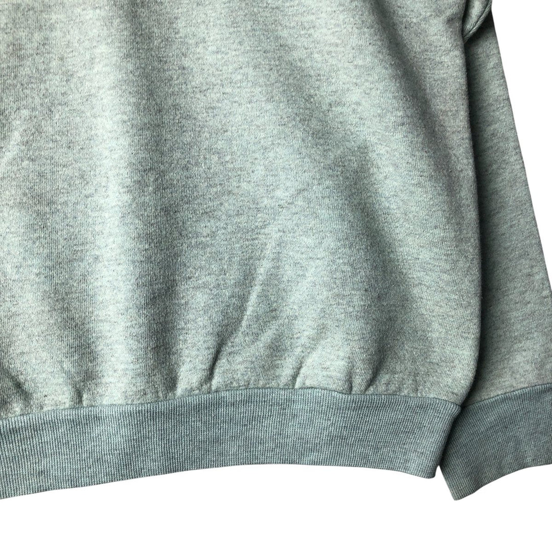 Vintage 1980'S TULTEX plain blank sweatshirt, made in the USA, men's size L cotton Mint green Vintage Second Hand