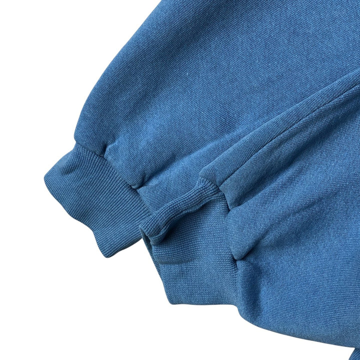 90'S Russell plain blank sweatshirt, sweatshirt, made in USA, men's size L, vintage cotton Blue type light blue Vintage Second Hand