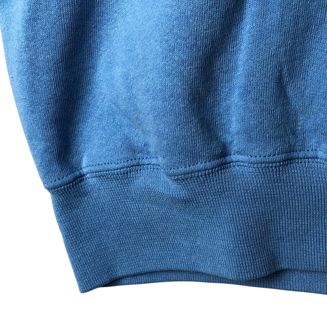 90'S Russell plain blank sweatshirt, sweatshirt, made in USA, men's size L, vintage cotton Blue type light blue Vintage Second Hand
