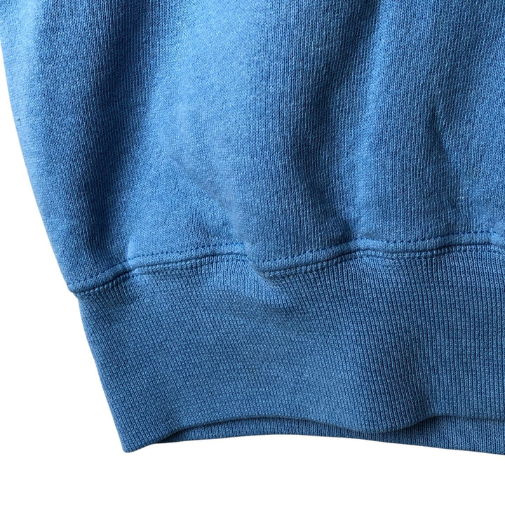 90'S Russell plain blank sweatshirt, sweatshirt, made in USA, men's size L, vintage cotton Blue type light blue Vintage Second Hand