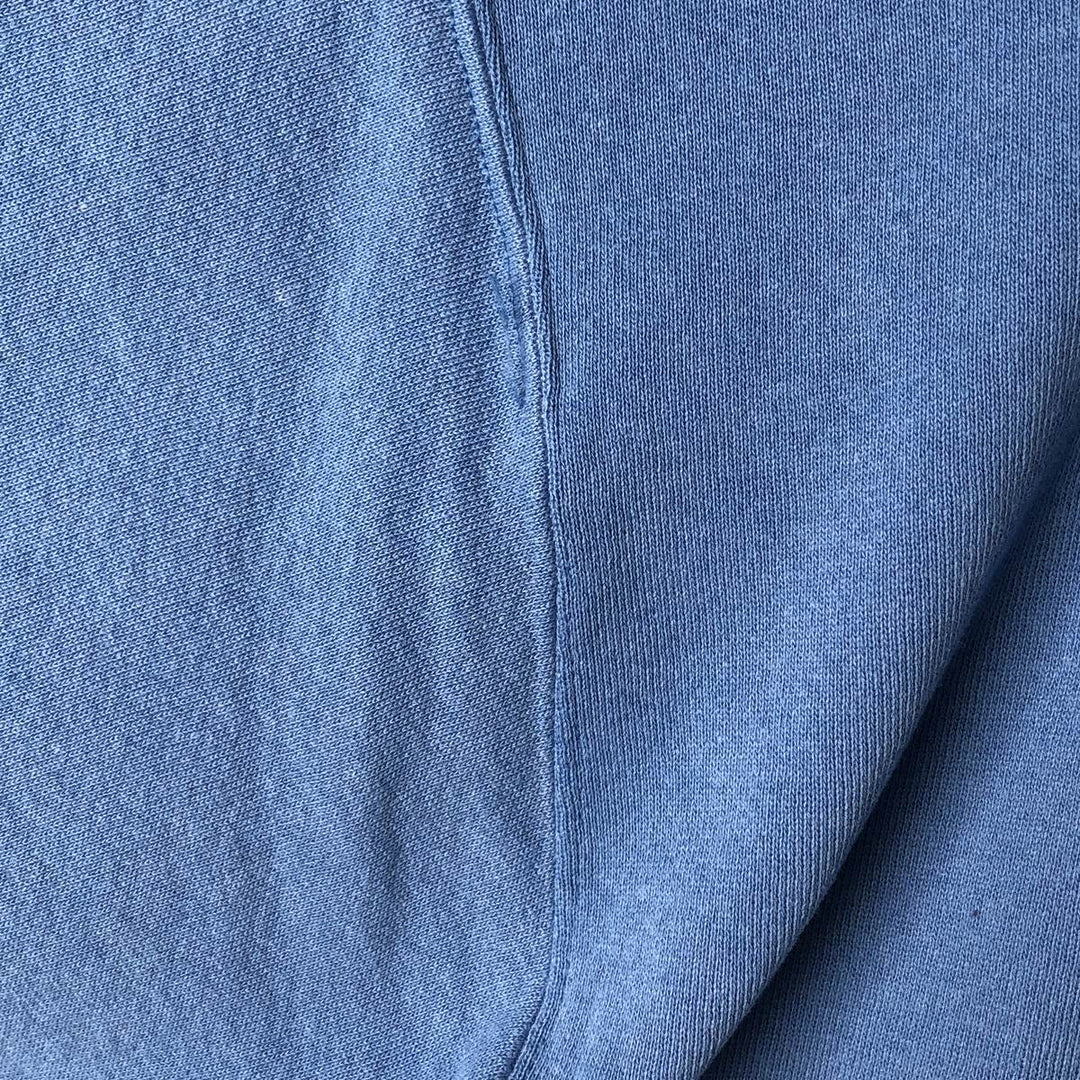 90'S Russell plain blank sweatshirt, sweatshirt, made in USA, men's size L, vintage cotton Blue type light blue Vintage Second Hand