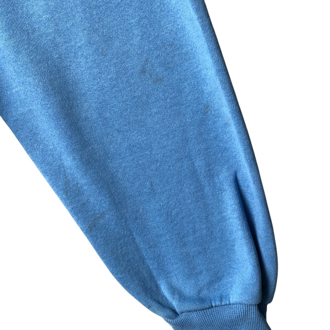 90'S Russell plain blank sweatshirt, sweatshirt, made in USA, men's size L, vintage cotton Blue type light blue Vintage Second Hand
