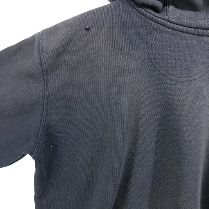 Carhartt LOOSE FIT sweatshirt pullover hoodie, men's XL size cotton navy blue type Vintage Second Hand