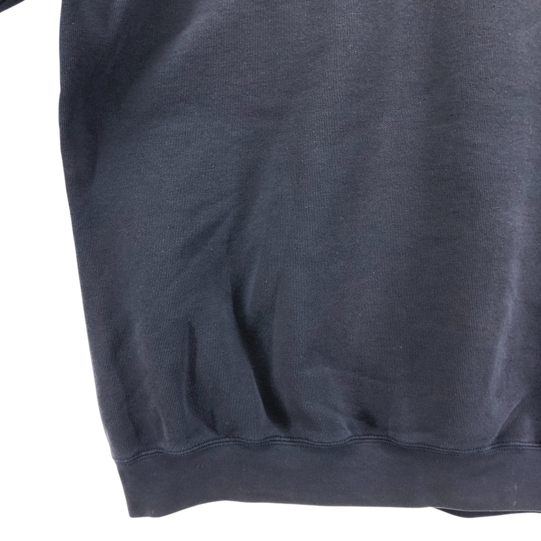 Carhartt LOOSE FIT sweatshirt pullover hoodie, men's XL size cotton navy blue type Vintage Second Hand