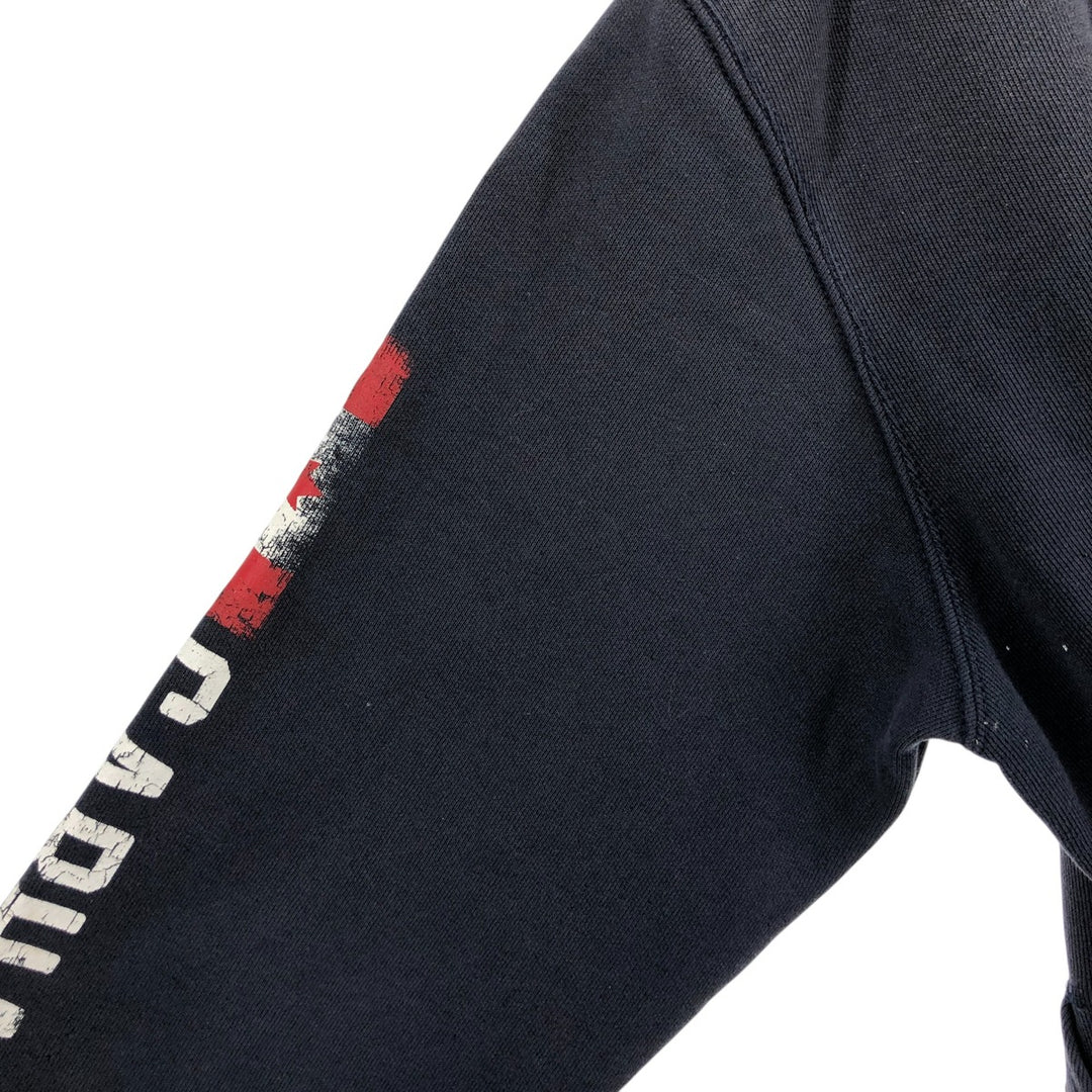 Carhartt LOOSE FIT sweatshirt pullover hoodie, men's XL size cotton navy blue type Vintage Second Hand