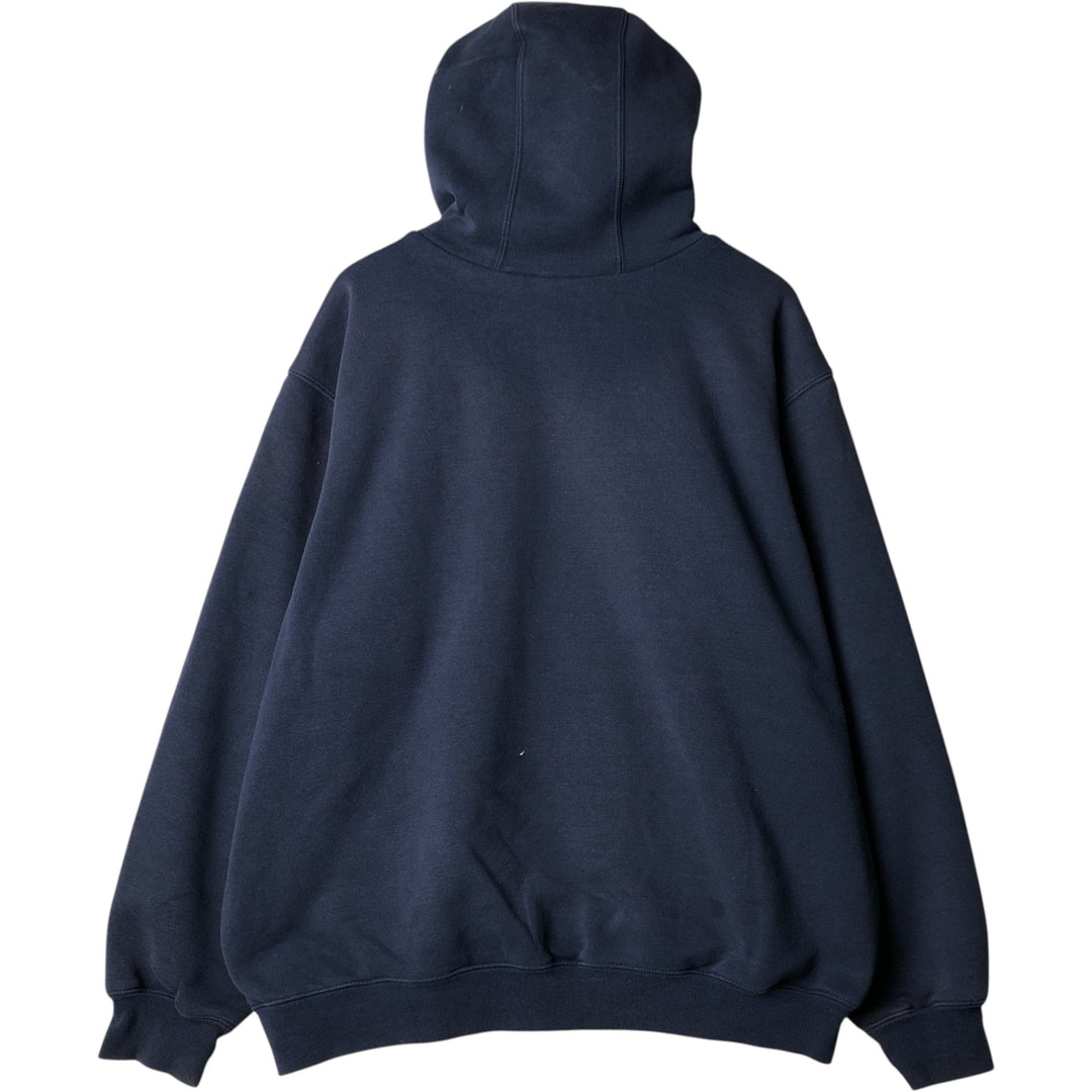 Carhartt Painted Sweat Pullover Hoodie, Men's XL Size cotton navy blue type Vintage Second Hand