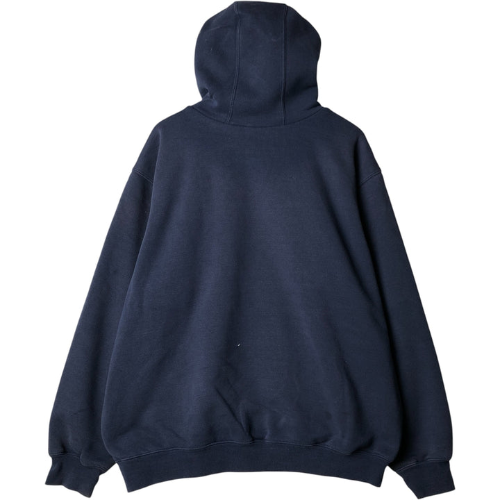 Carhartt Painted Sweat Pullover Hoodie, Men's XL Size cotton navy blue type Vintage Second Hand