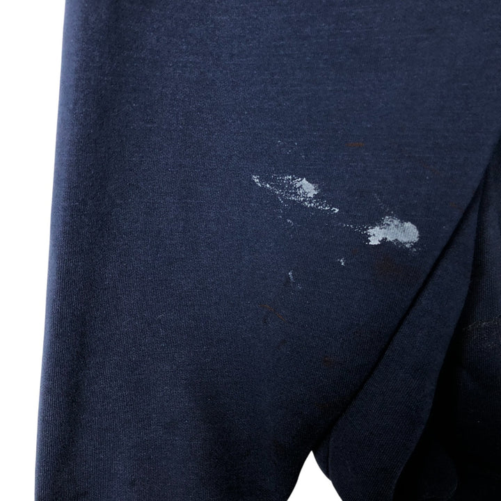 Carhartt Painted Sweat Pullover Hoodie, Men's XL Size cotton navy blue type Vintage Second Hand