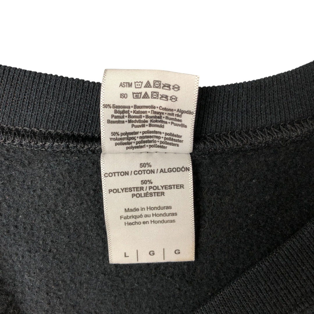Gildan Coca-Cola Advertising Sweatshirt, Men's Size L cotton black type Vintage Second Hand