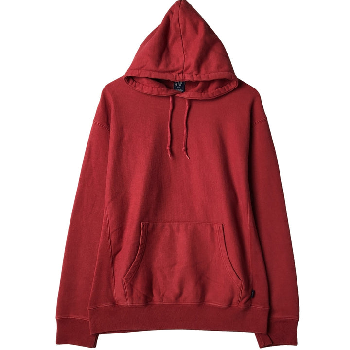 GAP Sweat Pullover Hoodie, Men's Size M cotton bordeaux Vintage Second Hand