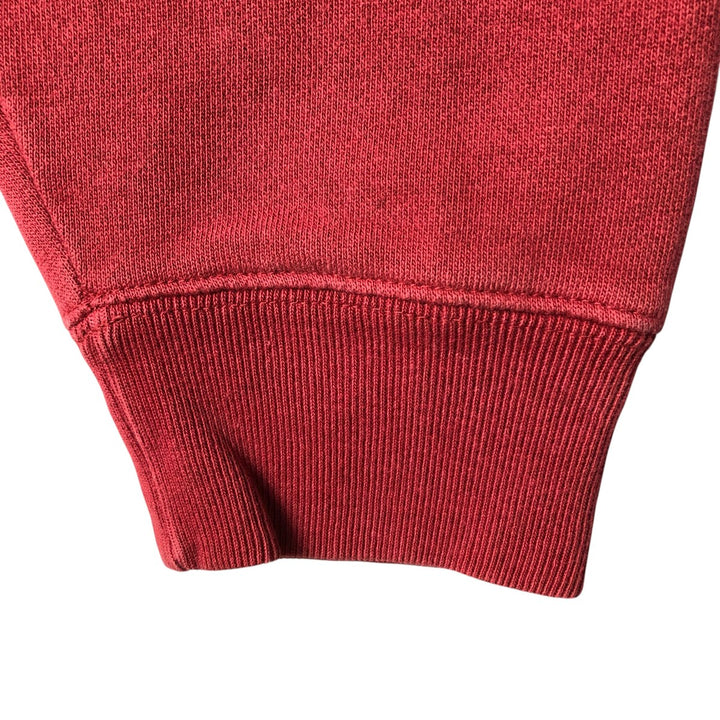 GAP Sweat Pullover Hoodie, Men's Size M cotton bordeaux Vintage Second Hand