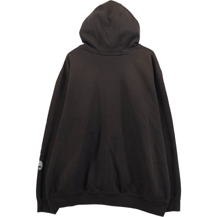 Carhartt ORIGINAL FIT sweatshirt pullover hoodie, men's XL size cotton brown type Vintage Second Hand