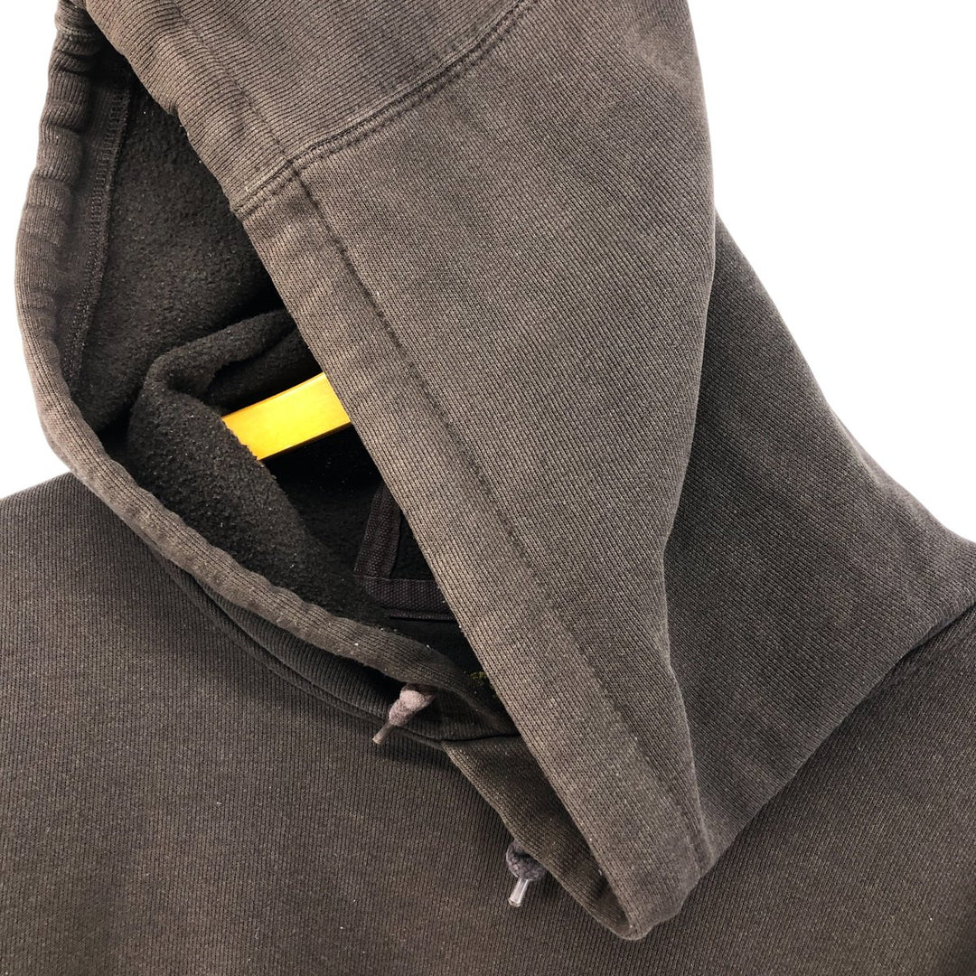 Carhartt ORIGINAL FIT sweatshirt pullover hoodie, men's XL size cotton brown type Vintage Second Hand