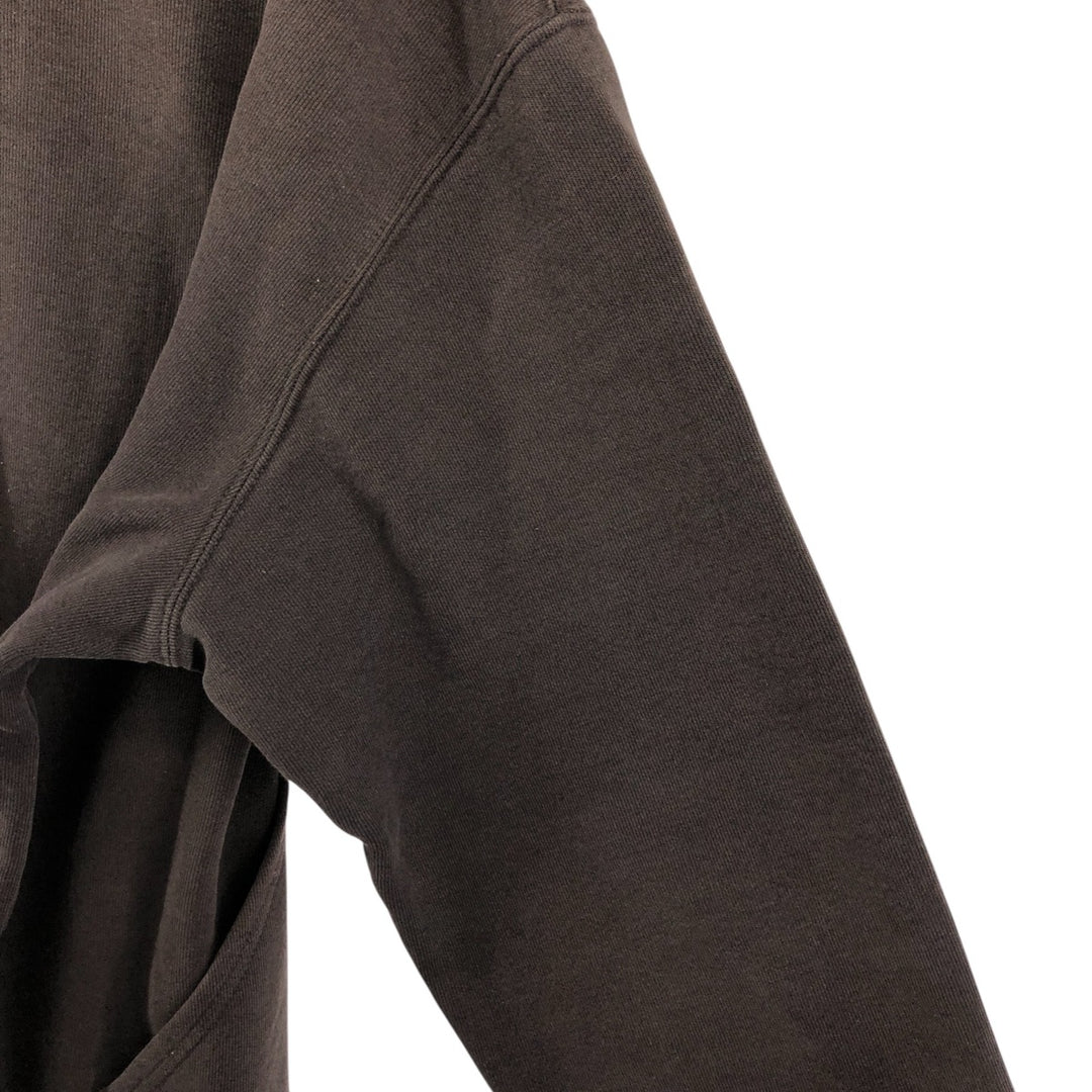 Carhartt ORIGINAL FIT sweatshirt pullover hoodie, men's XL size cotton brown type Vintage Second Hand