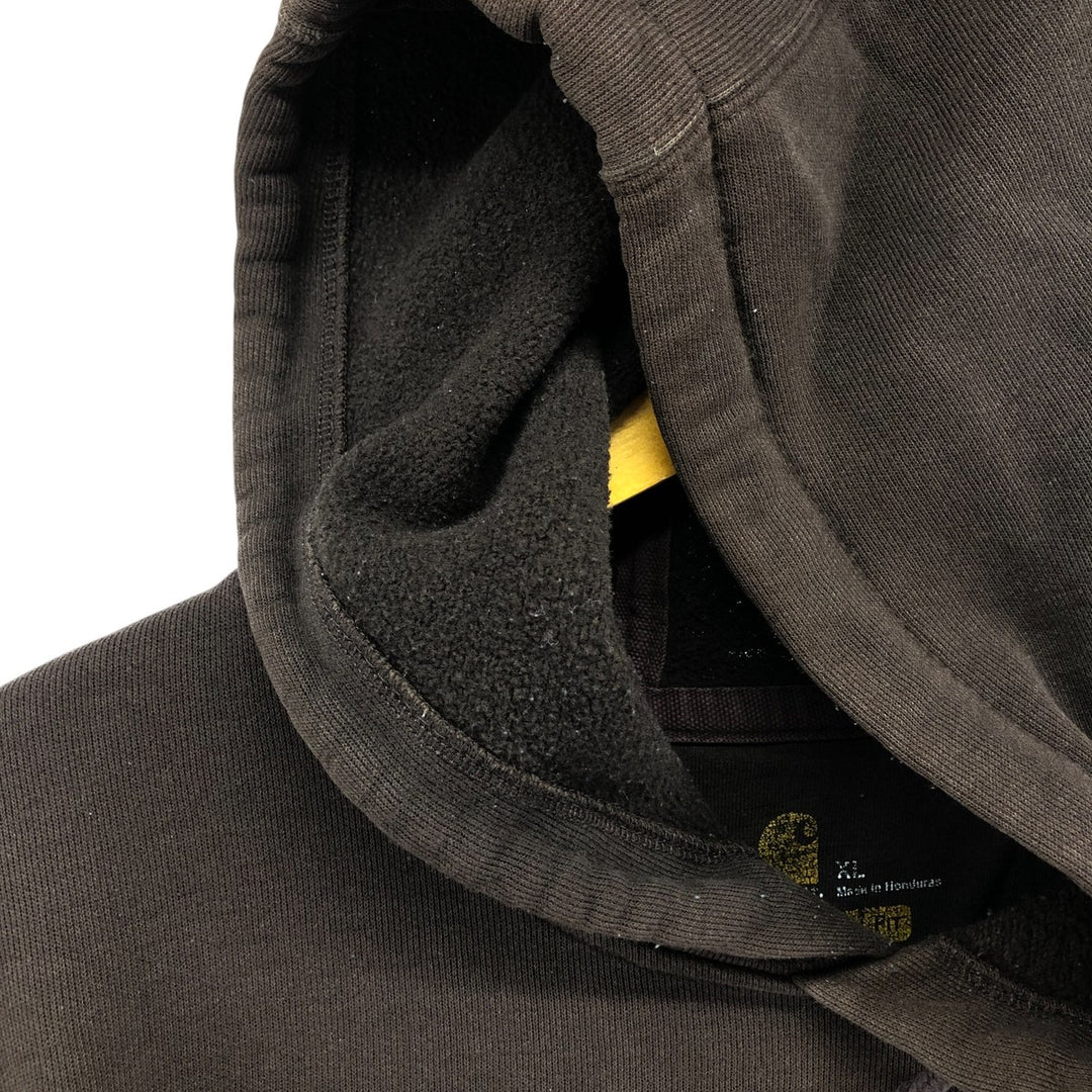 Carhartt ORIGINAL FIT sweatshirt pullover hoodie, men's XL size cotton brown type Vintage Second Hand