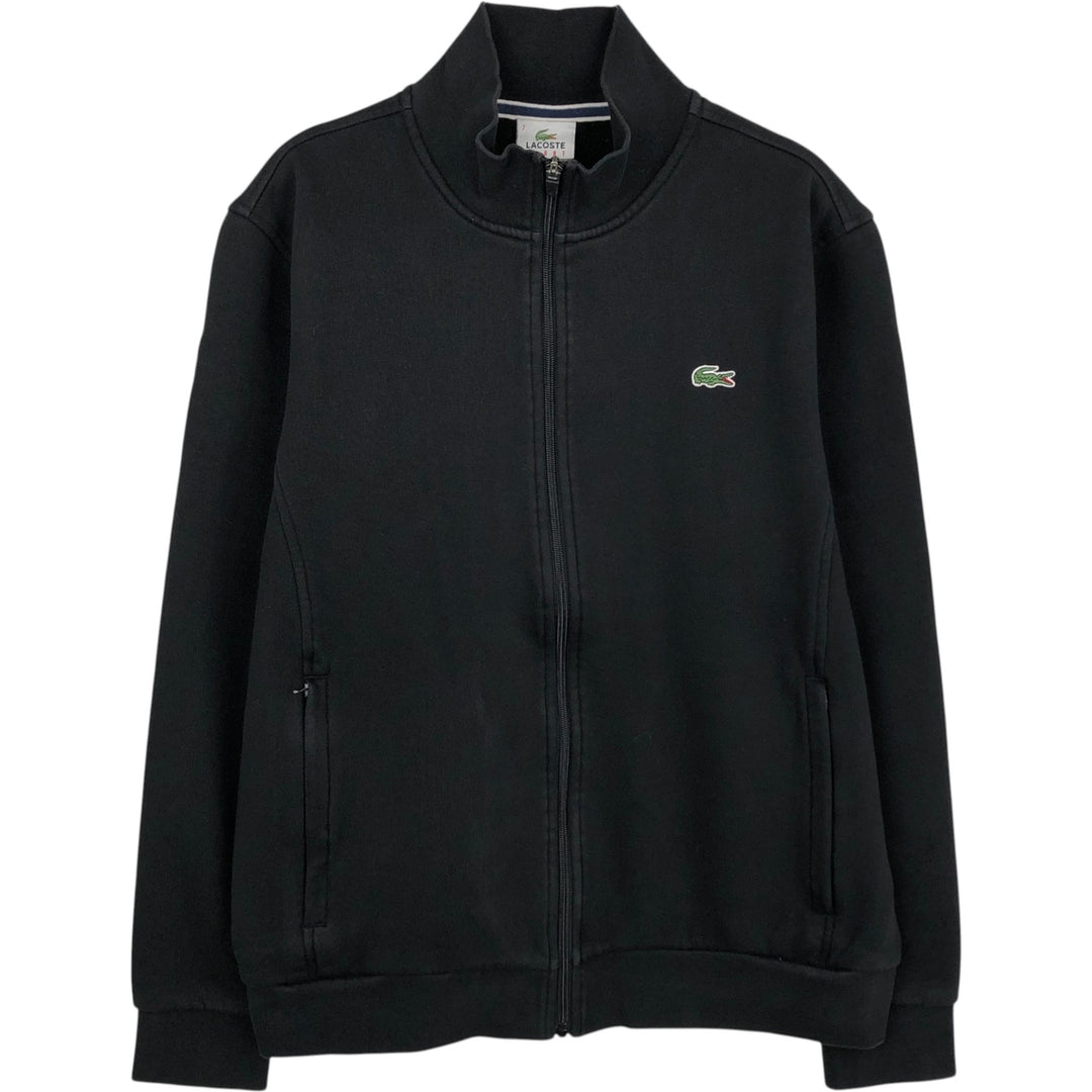 Lacoste LACOSTE SPORT French-designed full-zip sweatshirt, men's size L cotton black type Vintage Second Hand