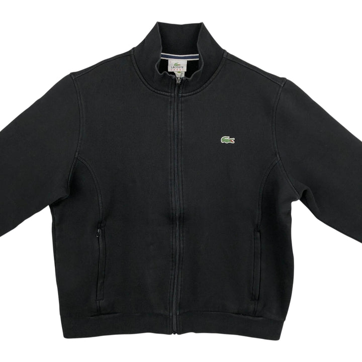 Lacoste LACOSTE SPORT French-designed full-zip sweatshirt, men's size L cotton black type Vintage Second Hand