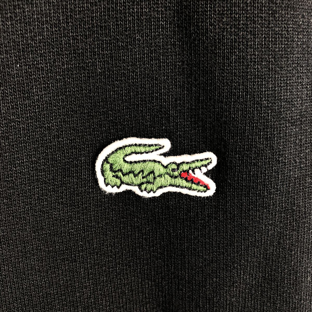 Lacoste LACOSTE SPORT French-designed full-zip sweatshirt, men's size L cotton black type Vintage Second Hand