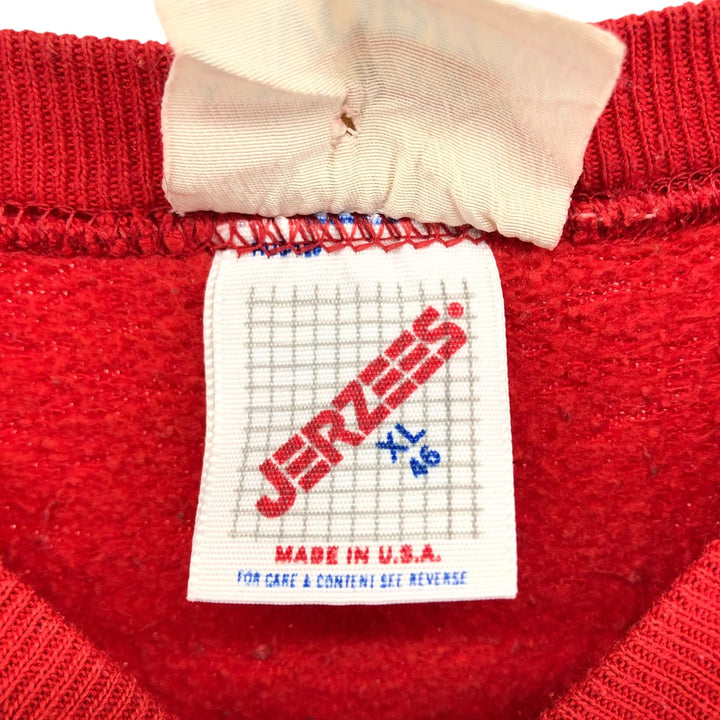Vintage 90'S America's Favorite Minnie Mouse character sweatshirt, Made in USA, Men's XL cotton red type Vintage Second Hand