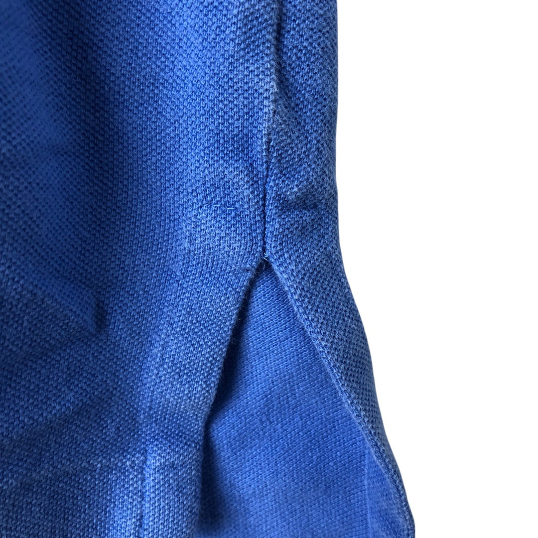 Ralph Lauren POLO by Ralph Lauren short sleeve polo shirt, men's XL size cotton blue type Vintage Second Hand