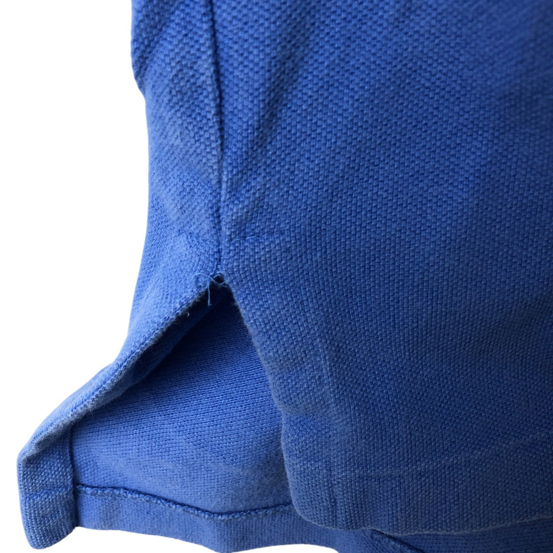 Ralph Lauren POLO by Ralph Lauren short sleeve polo shirt, men's XL size cotton blue type Vintage Second Hand