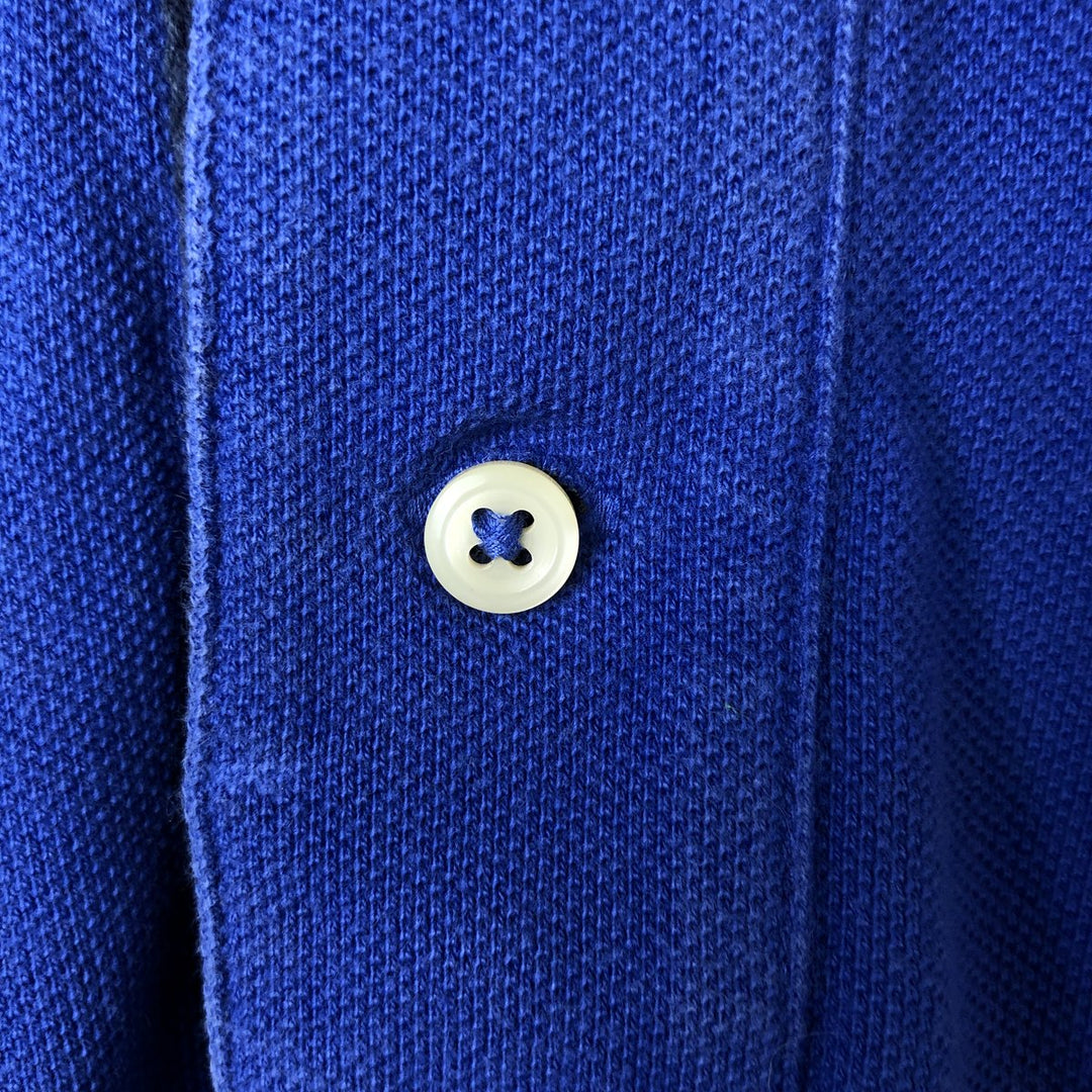Ralph Lauren POLO by Ralph Lauren short sleeve polo shirt, men's size M cotton blue type Vintage Second Hand