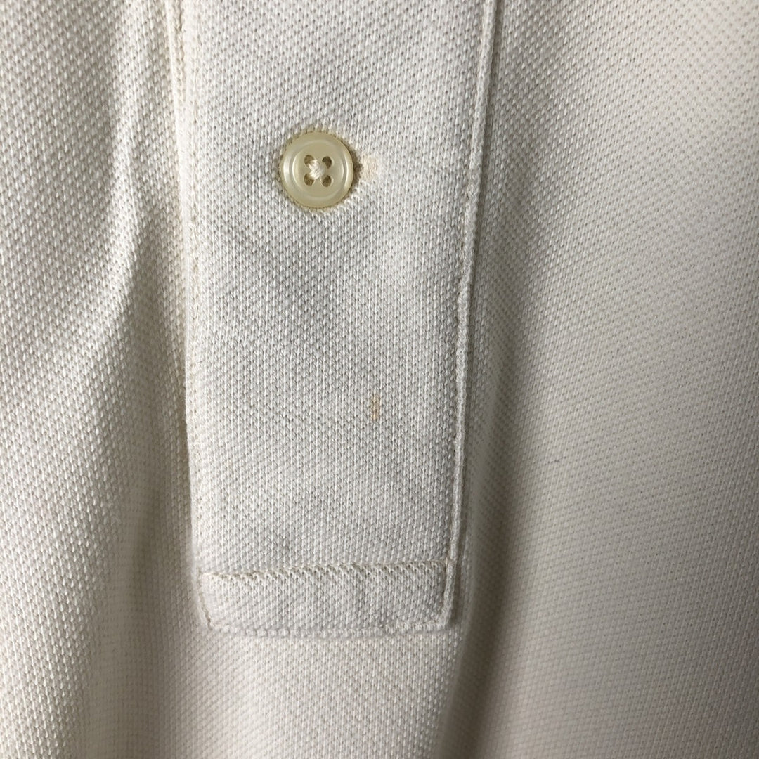 Ralph Lauren POLO by Ralph Lauren short sleeve polo shirt, men's size M cotton white type Vintage Second Hand
