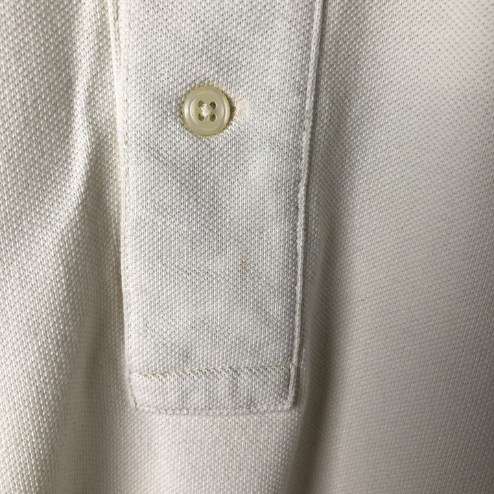 Ralph Lauren POLO by Ralph Lauren short sleeve polo shirt, men's size M cotton white type Vintage Second Hand