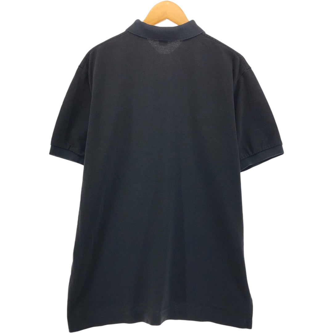 Ralph Lauren POLO by Ralph Lauren short sleeve polo shirt, men's XL size cotton black type Vintage Second Hand