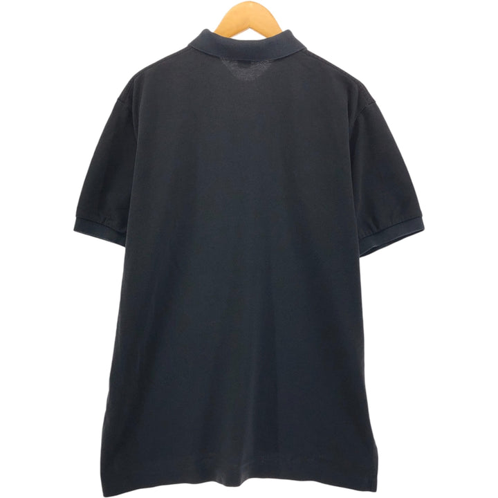 Ralph Lauren POLO by Ralph Lauren short sleeve polo shirt, men's XL size cotton black type Vintage Second Hand