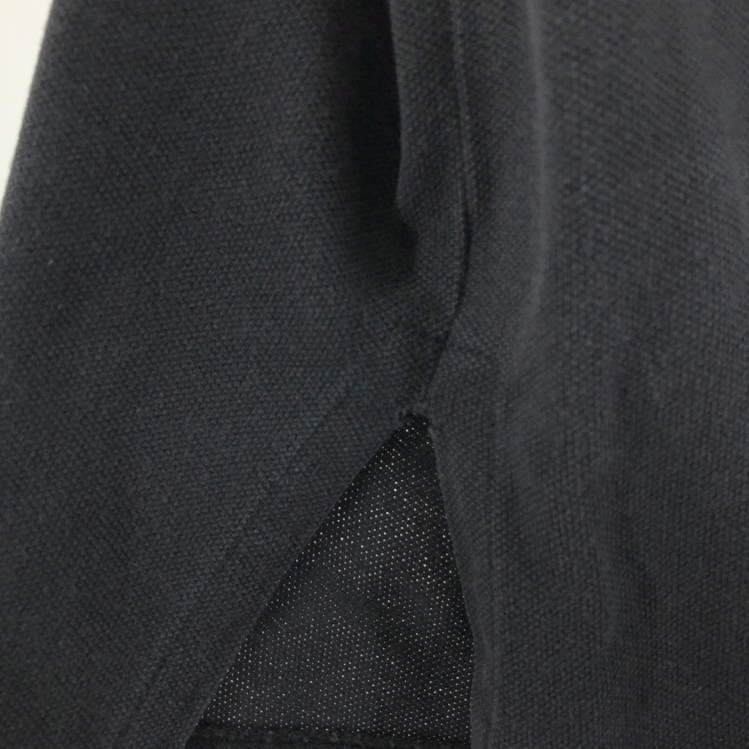 Ralph Lauren POLO by Ralph Lauren short sleeve polo shirt, men's XL size cotton black type Vintage Second Hand