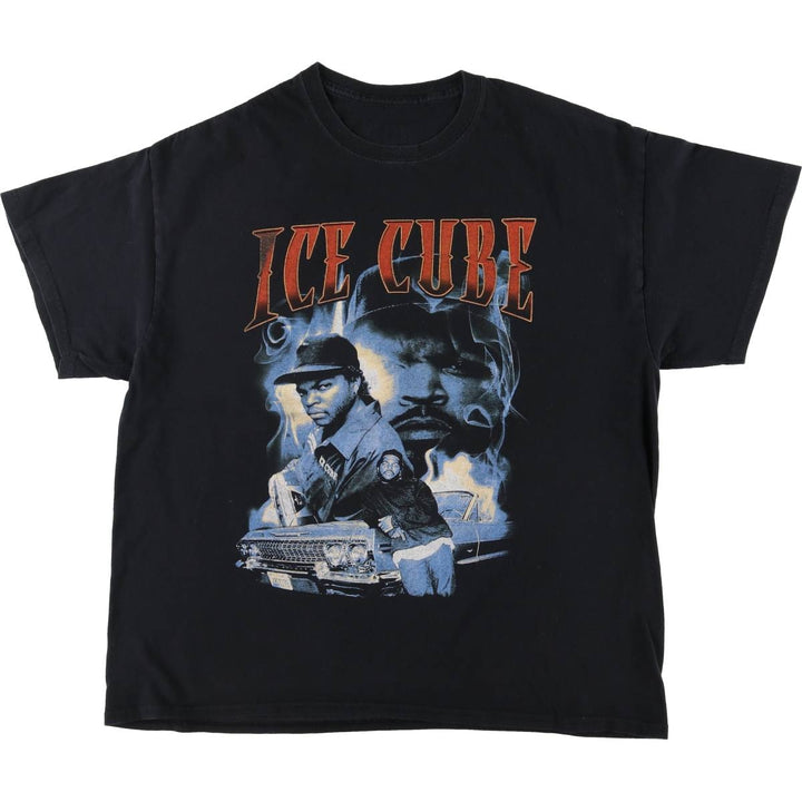 ICE CUBE Ice Cube Band T-shirt, Band T, Men's XL size unclear black type Vintage Second Hand