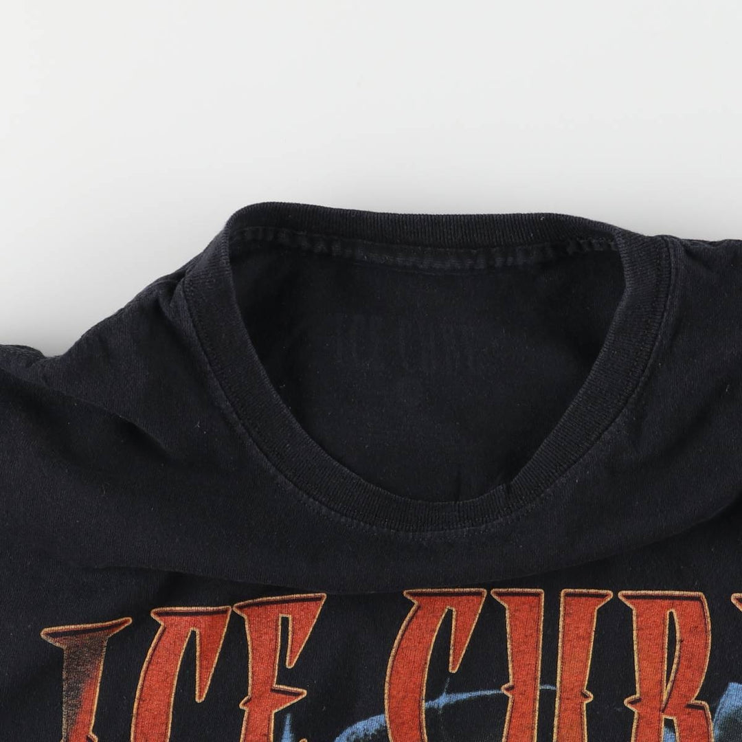 ICE CUBE Ice Cube Band T-shirt, Band T, Men's XL size unclear black type Vintage Second Hand