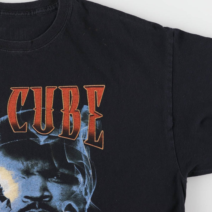ICE CUBE Ice Cube Band T-shirt, Band T, Men's XL size unclear black type Vintage Second Hand