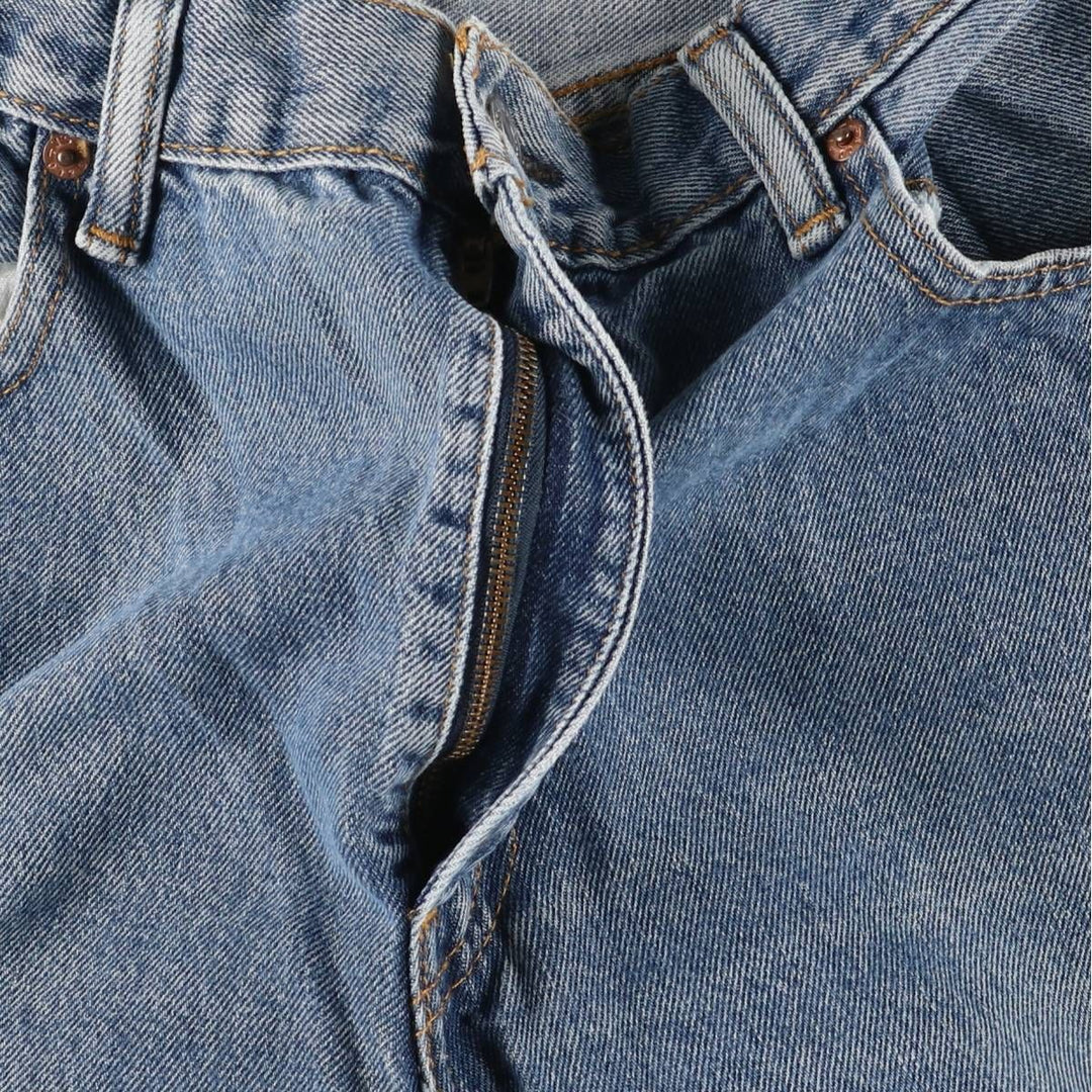 Levi's 550 tapered denim pants for men, size w35 cotton blue type Vintage Second Hand