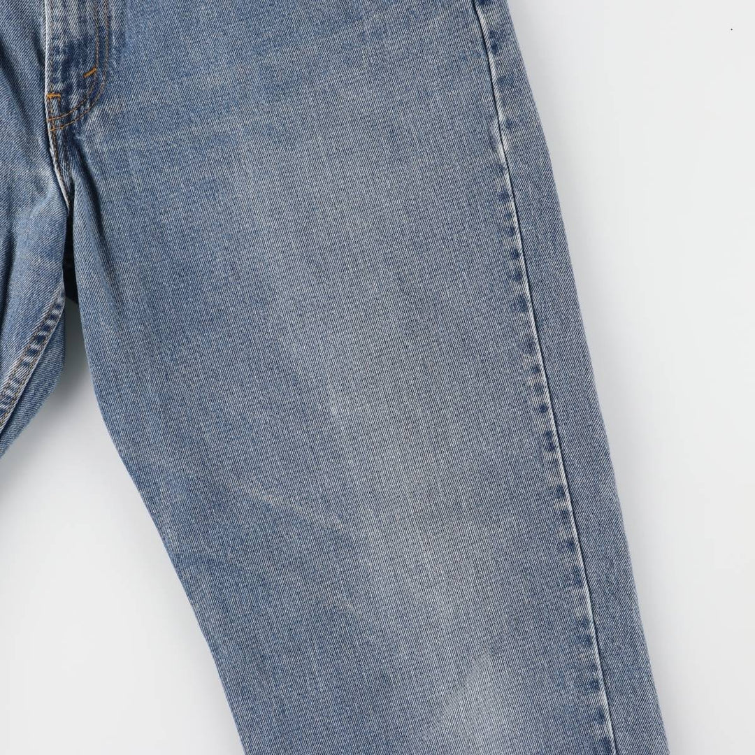Levi's 550 tapered denim pants for men, size w35 cotton blue type Vintage Second Hand