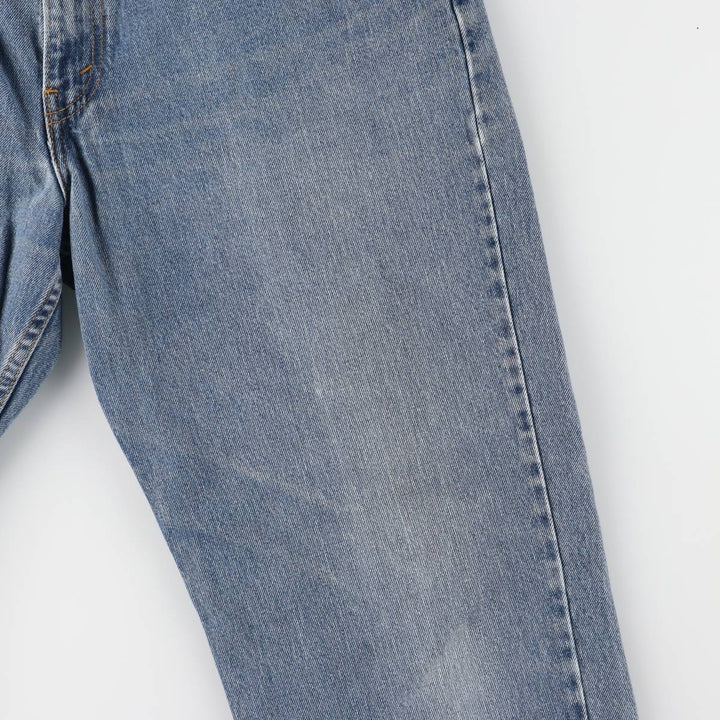 Levi's 550 tapered denim pants for men, size w35 cotton blue type Vintage Second Hand