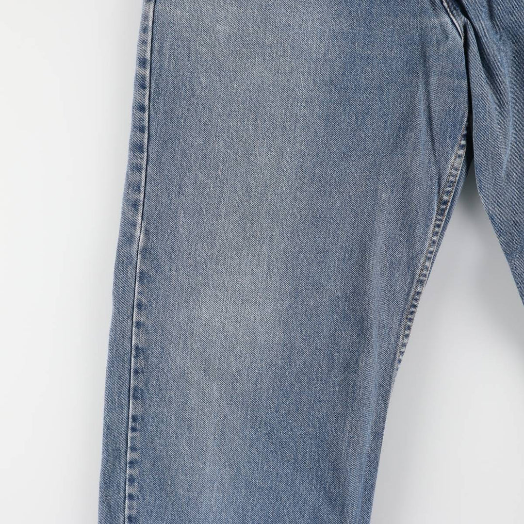 Levi's 550 tapered denim pants for men, size w35 cotton blue type Vintage Second Hand