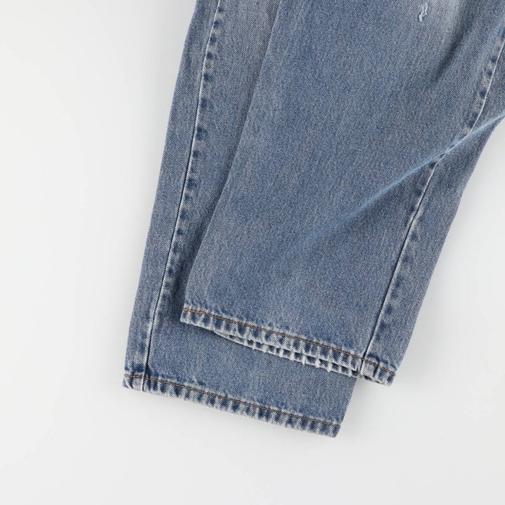 Levi's 550 tapered denim pants for men, size w35 cotton blue type Vintage Second Hand