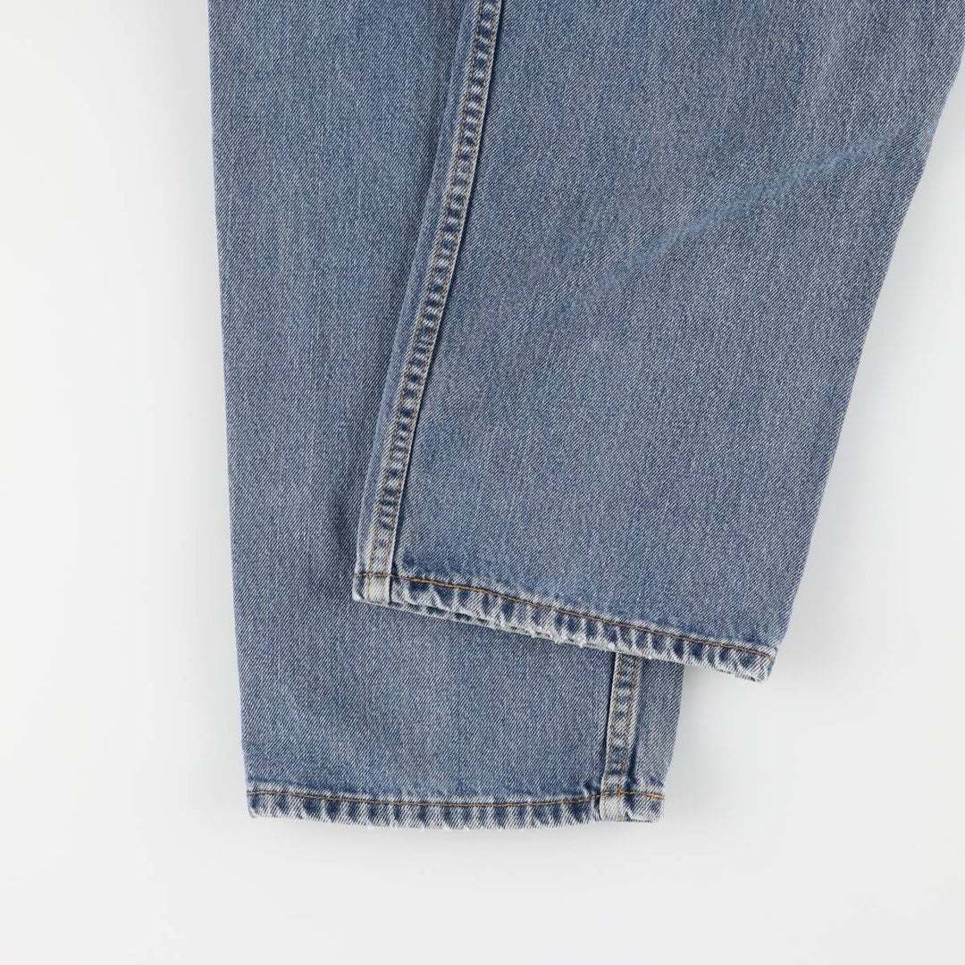 Levi's 550 tapered denim pants for men, size w35 cotton blue type Vintage Second Hand