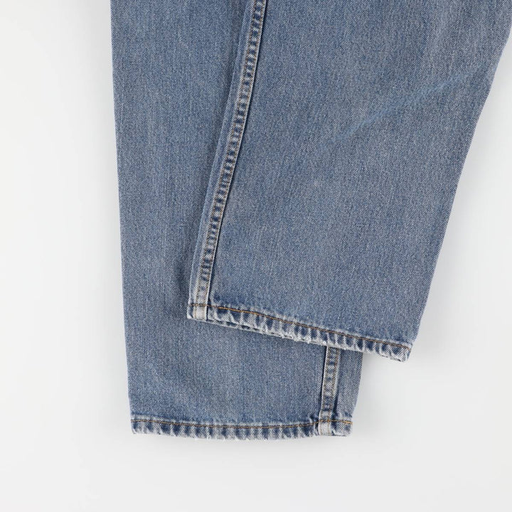 Levi's 550 tapered denim pants for men, size w35 cotton blue type Vintage Second Hand