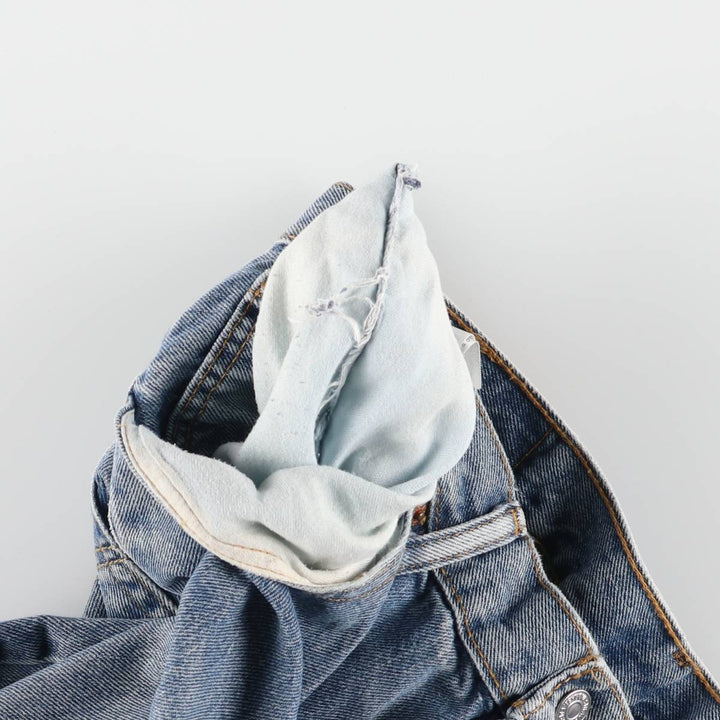 Levi's 550 tapered denim pants for men, size w35 cotton blue type Vintage Second Hand
