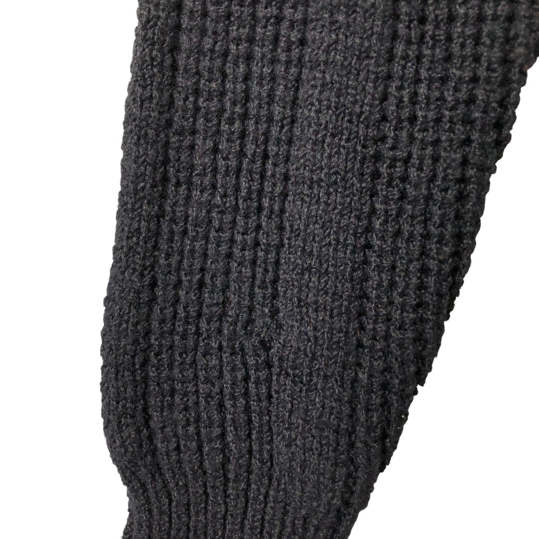 90s-00'S Arrow SPORT Ribbed Acrylic Knit Sweater, Men's Size Medium, Vintage acrylic navy blue type Vintage Second Hand