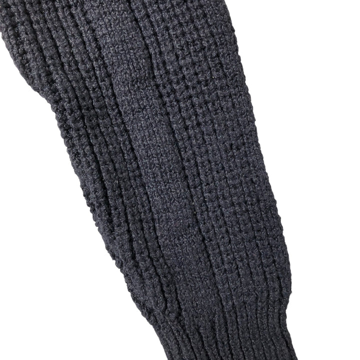 90s-00'S Arrow SPORT Ribbed Acrylic Knit Sweater, Men's Size Medium, Vintage acrylic navy blue type Vintage Second Hand