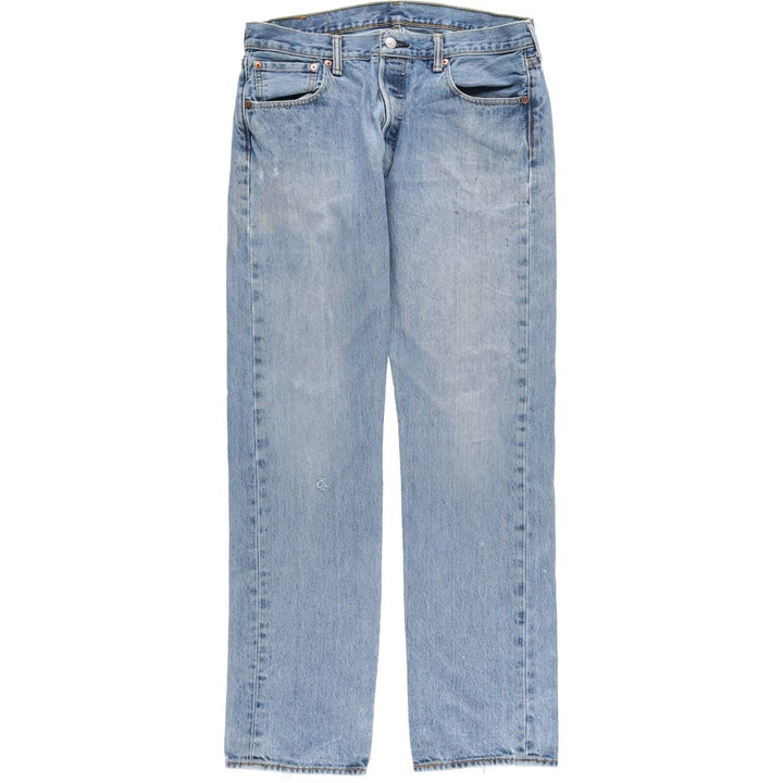 Levi's 501 straight denim pants for men, size W34 cotton blue type Vintage Second Hand