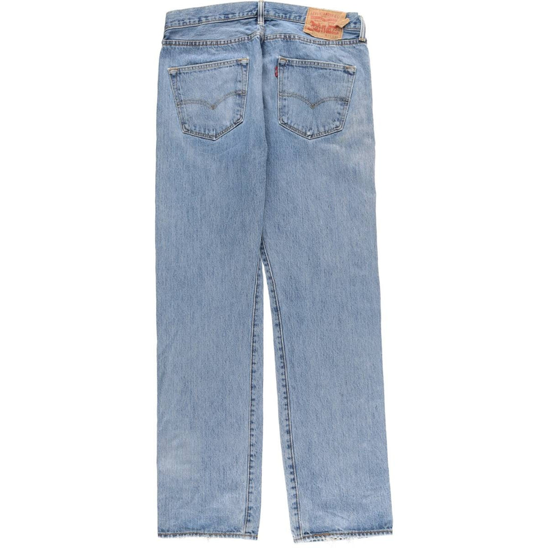 Levi's 501 straight denim pants for men, size W34 cotton blue type Vintage Second Hand