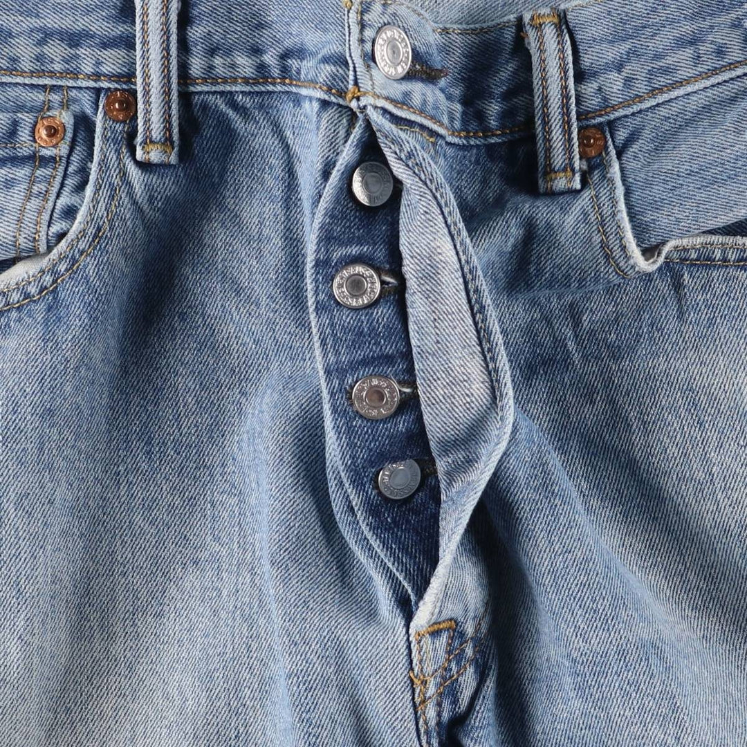 Levi's 501 straight denim pants for men, size W34 cotton blue type Vintage Second Hand