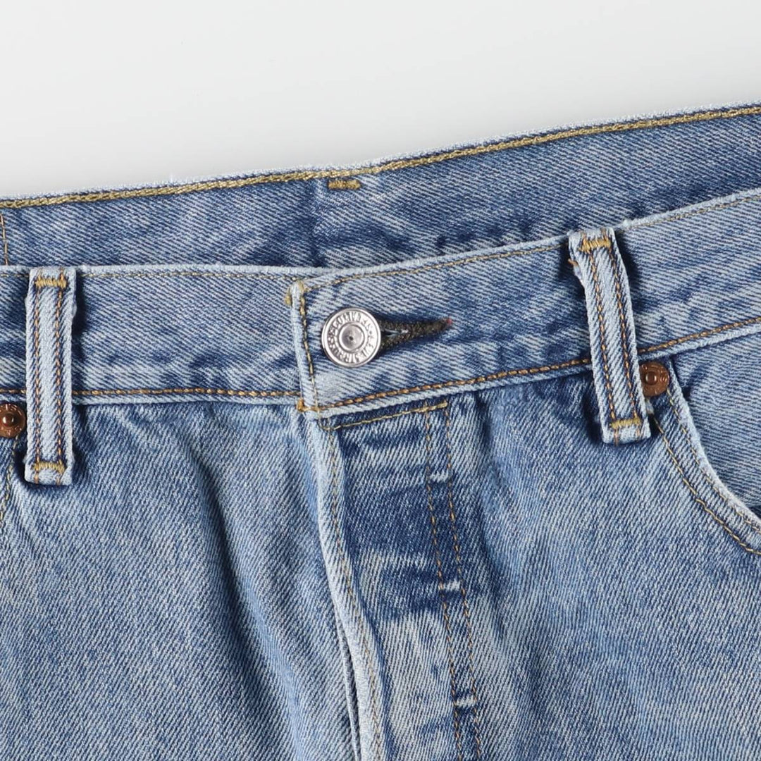 Levi's 501 straight denim pants for men, size W34 cotton blue type Vintage Second Hand