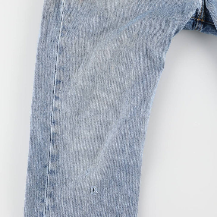 Levi's 501 straight denim pants for men, size W34 cotton blue type Vintage Second Hand