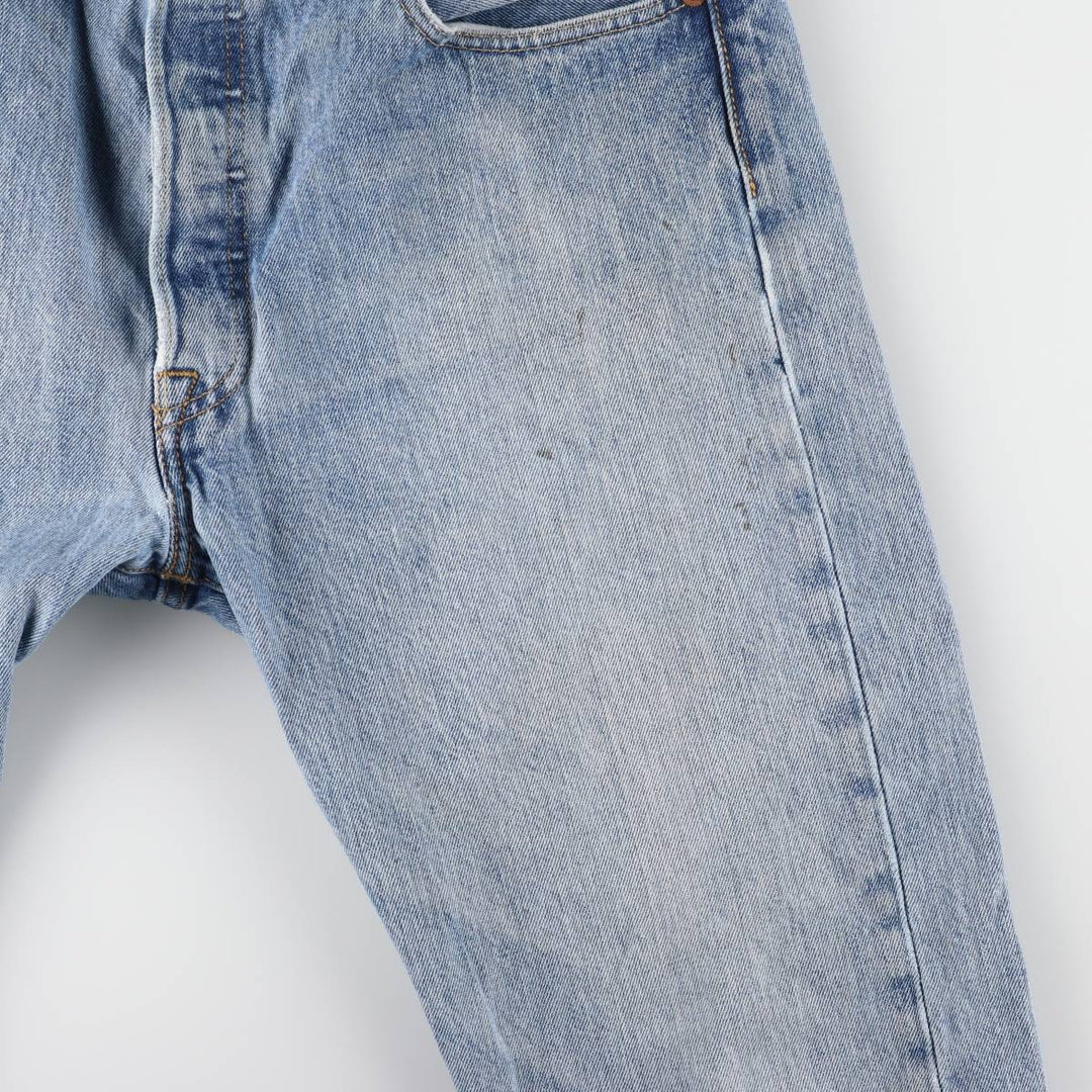 Levi's 501 straight denim pants for men, size W34 cotton blue type Vintage Second Hand